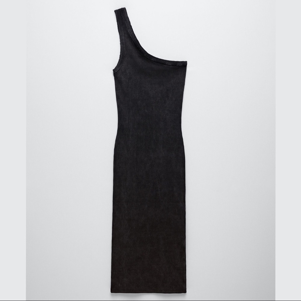 Asymmetric Midi Dress - Picture 1 of 6